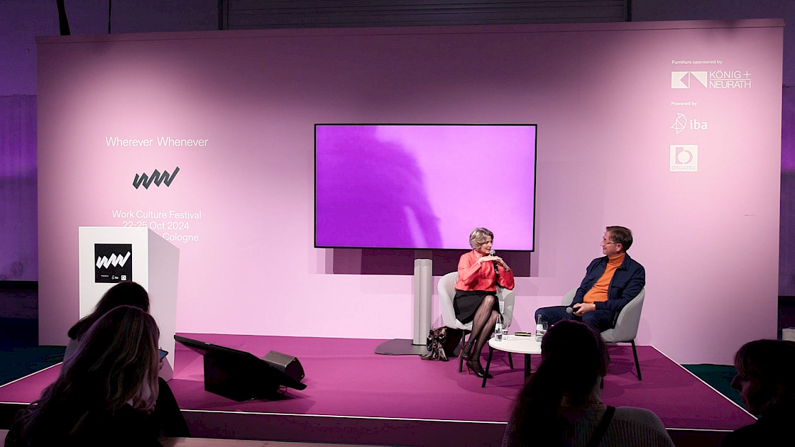 Wherever Whenever - Work Culture Festival: Talk mit Birgit Gebhardt und Prof. Dr. Axel Buether