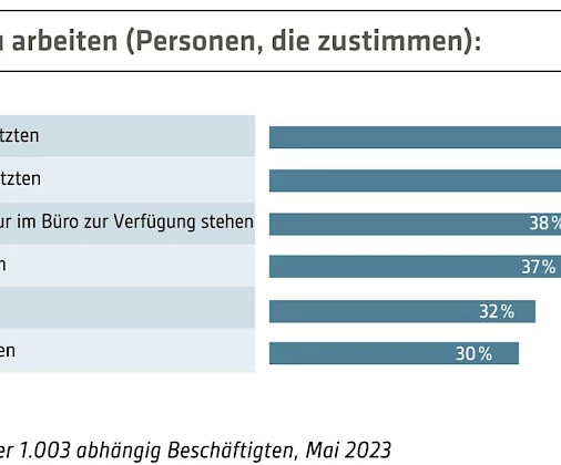 Kollegen zu treffen ist mit Abstand die stärkste Motivation für Beschäftigte, um ins Büro zu kommen. Dabei geht es sowohl um den persönlichen Kontakt als auch den fachlichen Austausch. Bild: IBA