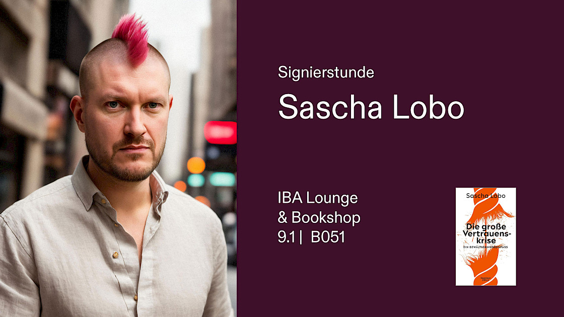 Book Signing: Sascha Lobo