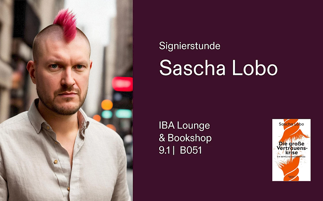 Buchsignierung: Sascha Lobo