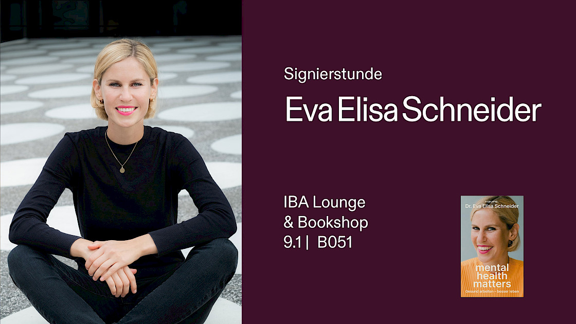 Signierstunde: Dr Eva Elisa Schneider